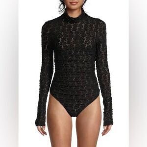 Free People Day & Night Floral Lace Bodysuit